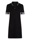 Karl Lagerfeld Logo-print Mini Dress In Black