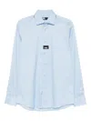 Karl Lagerfeld Logo-print Shirt In Blue