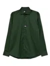 Karl Lagerfeld Logo-print Shirt In Green