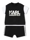 Karl Lagerfeld Logo-print Shorties In Black