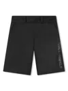 Karl Lagerfeld Logo-print Shorts In Black