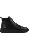 Karl Lagerfeld Logo-print Sneakers In Black