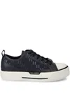 Karl Lagerfeld Logo-print Sneakers In Blue