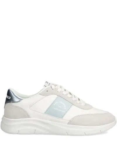 Karl Lagerfeld Logo-print Sneakers In White
