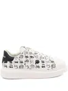 Karl Lagerfeld Logo-print Sneakers In White