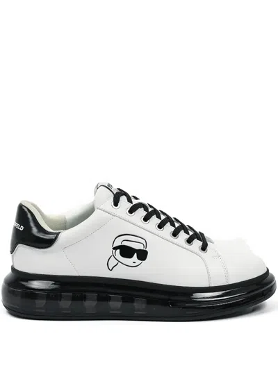 Karl Lagerfeld Logo-print Sneakers In White