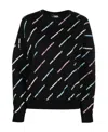 Shop Karl Lagerfeld Logo-print Sweatshirt In Black