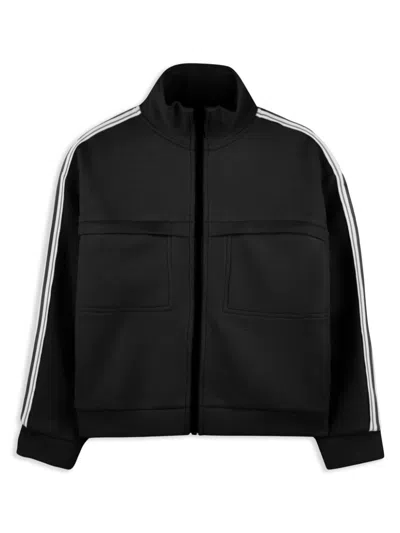 Karl Lagerfeld Kids' Logo-print Sweatshirt In Black