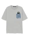 Karl Lagerfeld Logo-print T-shirt In 灰色