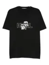 Karl Lagerfeld Logo-print T-shirt In Black