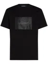 Karl Lagerfeld Optical Illusion T-shirt In Black