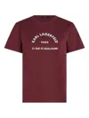 Karl Lagerfeld Logo-print T-shirt In Red