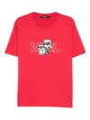 Karl Lagerfeld Logo-print T-shirt In Red