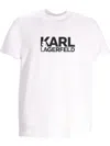 Karl Lagerfeld Logo-print T-shirt In White