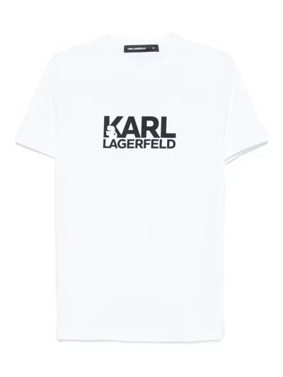 Karl Lagerfeld Logo-print T-shirt In White