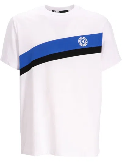 Karl Lagerfeld Logo-print T-shirt In White