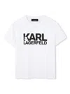 Karl Lagerfeld Logo-print T-shirt In White
