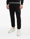 Karl Lagerfeld Logo-print Track Pants In Black