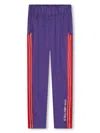 Karl Lagerfeld Logo-print Track Pants In Purple