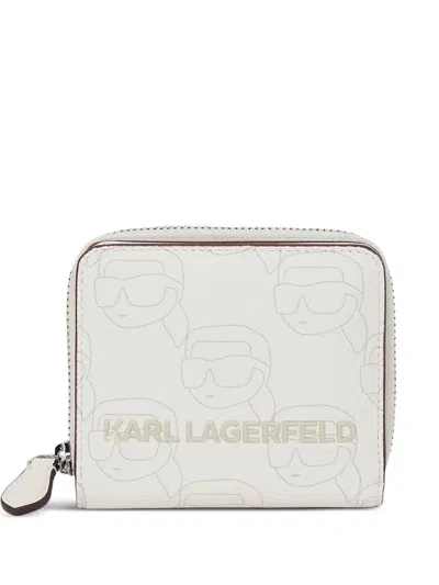 KARL LAGERFELD LOGO-PRINT WALLET