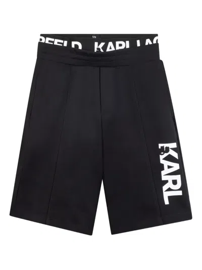 Karl Lagerfeld Logo-printed Shorts In Multi