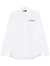 Karl Lagerfeld Logo-raised Shirt In White