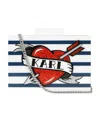 Karl Lagerfeld Logo Rectangular Shoulder Bag In Black