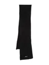 Karl Lagerfeld Logo Scarf In Black