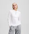 Karl Lagerfeld Logo Shirt In White