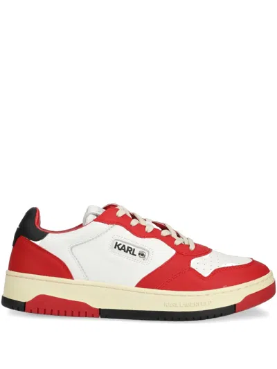 Karl Lagerfeld Logo Sneakers In White