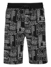 Karl Lagerfeld Logo Sweat Shorts In Black