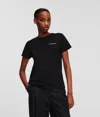 Karl Lagerfeld Logo T-shirt In Black