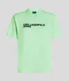 Karl Lagerfeld Logo T-shirt In Green