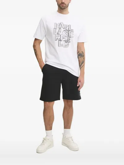 Karl Lagerfeld Logo T-shirt In White