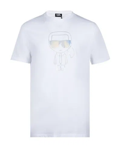 Karl Lagerfeld Logo T-shirt In White