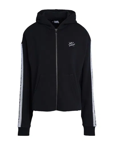 Karl Lagerfeld Sweatshirts In Black