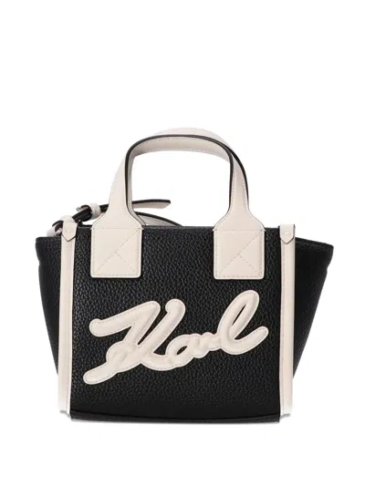 Karl Lagerfeld Tote Bag Mit Logo In Black