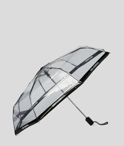 Karl Lagerfeld Logo Transparent Umbrella