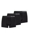 Karl Lagerfeld Logo-waistband Boxers (pack Of Three) In 黑色