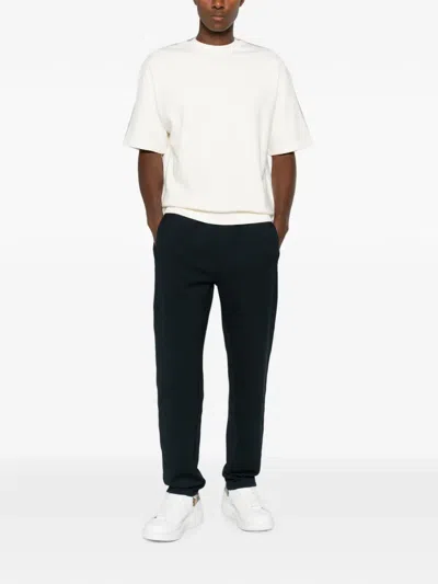 Karl Lagerfeld Logo-embroidered Drawstring Track Pants In Multi