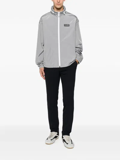 Karl Lagerfeld Logo-patch Lightweight Jacket In Multi