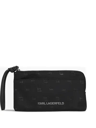 Karl Lagerfeld Logo-pattern Wallet