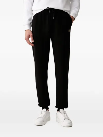 Karl Lagerfeld Logo-print Drawstring Track Pants In Black
