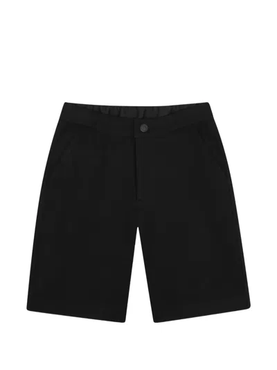 Karl Lagerfeld Kids' Logo-print Shorts In Black