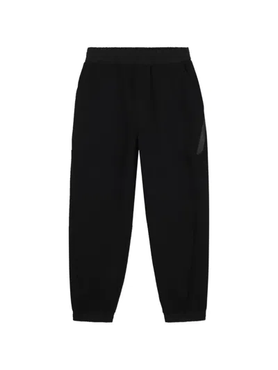 Karl Lagerfeld Kids' Logo-print Track Pants In Black
