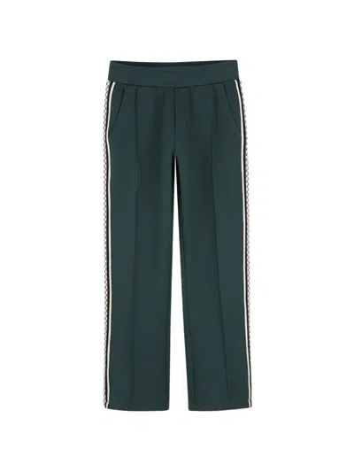 Karl Lagerfeld Kids' Logo-print Track Pants In Blue