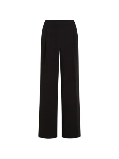 Karl Lagerfeld Logo-print Trousers In Black
