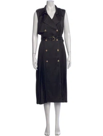 Pre-owned Karl Lagerfeld Long Dress In Black