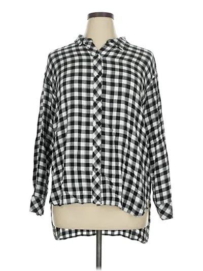 Pre-owned Karl Lagerfeld Long Sleeve Blouse In Black