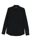 Karl Lagerfeld Long-sleeve Button-fastening Shirt In Black